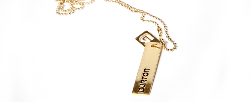 Burton Custom Gold Dog Tag Anthem Branding