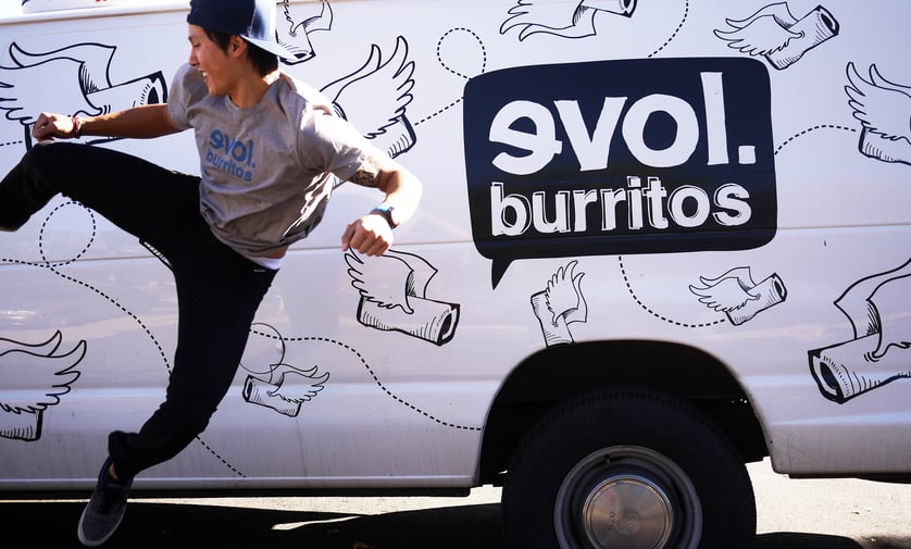 Evol burritos custom merchandise promotional products denver Evol burritos custom merchandise promotional products denver