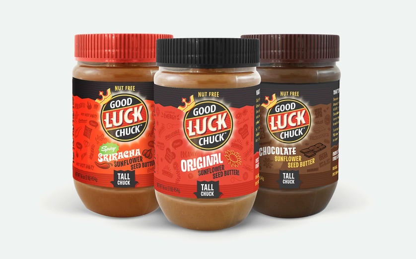 Good Luck Chuck food retail packaging design 