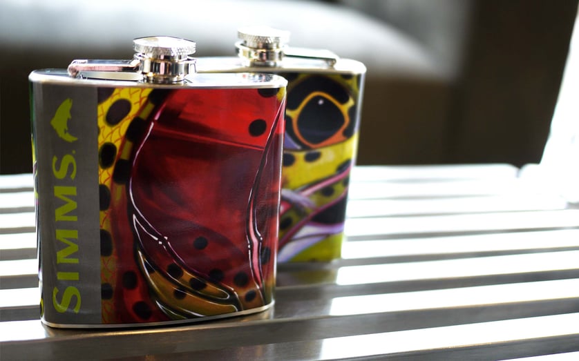 Simms Fishing Custom Designed Flasks